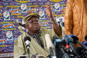 Étienne Tshisekedi, le leader de l’UDPS. © Gween Dubourthoumieu/J.A.