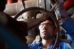 Opérations sur la plateforme de production Ramadan de BP dans le golfe de Suez, en Égypte. © BP/Flickr