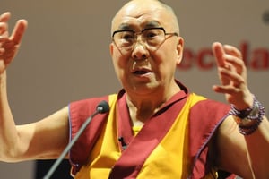 Le dalaï lama est officiellement né le 6 juillet 1935. © Punit Paranjpe/AFP