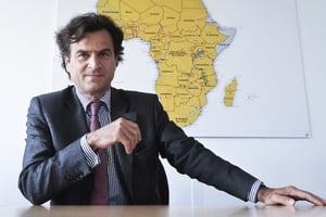 Dominique Lafont a passé une quinzaine d »années au sein de Bolloré. © Vincent Fournier/Jeune Afrique