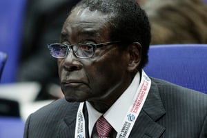 Robert Mugabe, en novembre 2014. © Patrick Domingo/AFP