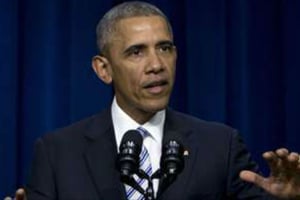 Barack Obama, le président américain. © Carolyn Kaster/AP/SIPA