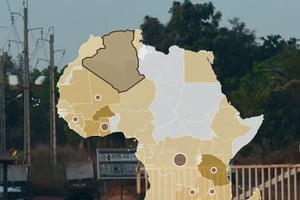 Carte des implantations de groupes miniers australiens en Afrique. © ICIJ