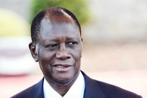 Alassane Ouattara en mai 2011. © Franck Castel/Wostok Press