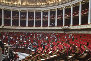 Le Parlement français en séance, juin 2015. © Michel Euler/AP/SIPA
