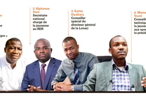 Les quatre mousquetaires de Ouattara © DR
