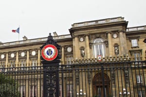 Le ministère français des Affaires étrangères, Quai d’Orsay, à Paris. © AFP