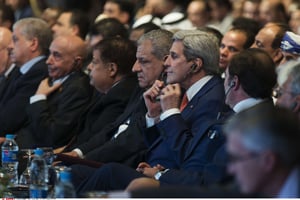 Conférence pour le développement économique de l’Egypte, à Charm el-Cheikh, le 15 mars © Brian Snyder/AP