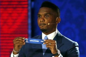 Le tirage a été effectué par Samuel Eto’o © AFP