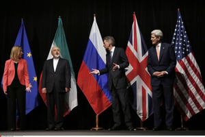 Réunion sur le nucléaire iranien à Vienne, le 14 juillet 2015 © Carlos Barria / AP
