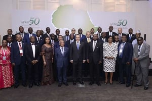 Participants à la première assemblée générale du fonds Africa50. © DR