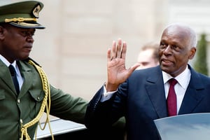 José Eduardo dos Santos, président de l’Angola. © Alain Jocard/AFP