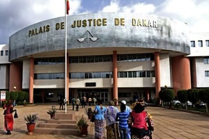 Le Palais de justice de Dakar. © AFP