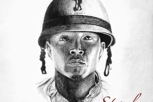Couverture de l’album « Soldier like ma papa » de Stanley Enow. © Motherland Emire