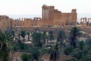 Un temple roman à Palmyre, le 17 mai 2015. © Uncredited/AP/SIPA