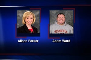 Alison Gardner (à g.) et Adam Ward, abattus mercredi 26 août pendant un direct. © Compte Twitter de WDBJ7.