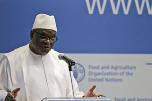 Le président malien Ibrahim Boubacar Keïta, le 7 juin 2015 à Rome. © Gregorio Borgia/AP/SIPA