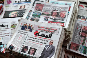 Le scandale a fait les gros titres de l’ensemble de la presse marocaine. © Fadel Senna/AFP