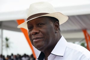 Le président ivoirien Alassane Ouattara. © Issouf Sanogo/AFP