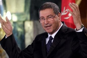 Habib Essid, le Premier ministre tunisien. © AFP