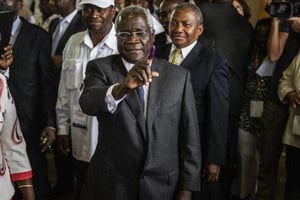 Afonso Dhlakama, le leader d’opposition du Mozambique. © AFP
