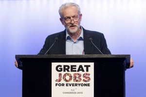 Jeremy Corbyn à Brighton, le 15 septembre 2015 © Rick Findler/AP/SIPA