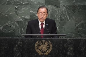 Ban Ki-moon est le secrétaire général de l’Organisation des Nations Unies. © Cia Pak/UN Photo