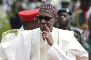 Muhammadu Buhari a fait de la lutte contre la corruption une promesse de campagne © Sunday Alamba/AP/SIPA