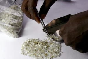 L’exportation de diamants centrafricains a été suspendue en 2013. © Issouf Sanogo/AFP