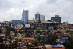 Vue du centre de kigali le 11 mars 2014 © Phil Moore/AFP