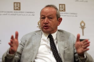 Le milliardaires égyptien Naguib Sawiris est le nouvel actionnaire majoritaire de la chaîne Euronews. © Hassan Ammar/AP/SIPA