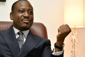 Guillaume Soro, le 25 mars 2015, à Abidjan © Olivier/J.A.