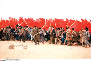 Il y a quarante ans, 350 000 marcheurs défient l’armée de Franco à Tah, avec pour seules armes un drapeau et un coran. © FRILET/SIPA