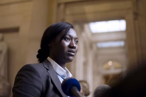 Seybah Dagoma à l’Assemblée nationale française, le 18 juin 2012. © AFP