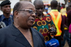Gabriel Kyungu wa Kumwanza, président de l’Unafec. © AFP