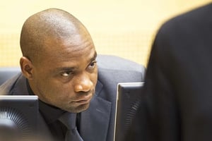 Germain Katanga à la CPI, en mai 2014. © AP/SIPA