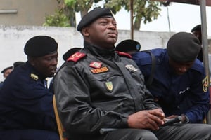 Le général Célestin Kanyama, chef de la police congolaise à Kinshasa. © DR