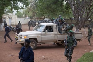 Des soldats maliens. Photo d’illustration. © Rebecca Blackwell/AP/SIPA