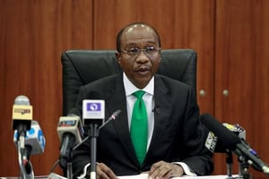 Godwin Emefiele est le gouverneur de la Banque centrale du Nigeria. © Afolabi Sotunde/Reuters