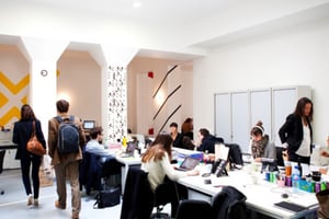 Créatis, l’incubateur d’entreprises culturelles, ouvert en 2012 à Paris. © Scintillo.