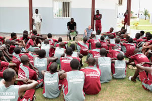 Le centre accueille 120 pensionnaires, âgés de 13 à 19 ans. © ACADÉMIE GÉNÉRATION FOOT