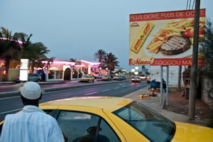 Une publicité pour la société Patisen, à Dakar © Lee Gotemi/J.A.
