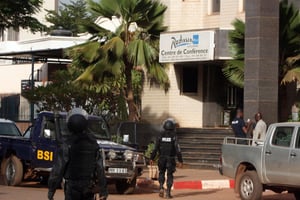L’attaque du 20 novembre 2015 à l’hôtel Radisson Blu de Bamako avait fait au moins 22 morts. © Harouna Traore/AP/SIPA