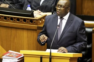 Nhlanhla Nene a été nommé ministre des Finances de l’Afrique du Sud en mai 2014. Il vient d’être démis des ses fonctions. © Sumaya Hisham/Reuters