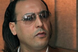 Hannibal Kadhafi, l’un des fils de l’ancien dirigeant libyen Mouammar Kadhafi. © Mahmud Turkia/AFP