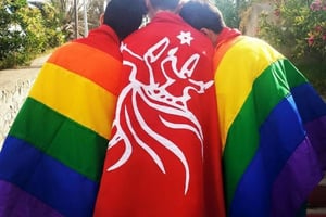 Des militants de l’association Shams pour les droits des LGBT en Tunisie. © Facebook/Shams