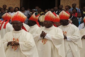 Des évêques, membres de la Conférence épiscopale nationale de la République démocratique du Congo (Cenco). © Cenco