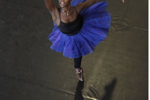 Michaela DePrince, à Johannesburg (Afrique du Sud). Photo prise le 10 juillet 2012 © Denis Farrell/AP/SIPA