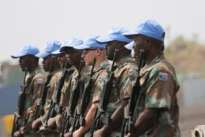 Des troupes sud-africaines déployées dans l’est de la RDC pour composer la brigade d’intervention de la Monusco. © Monusco