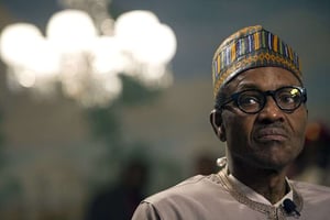 Le président nigérian, Muhammadu Buhari, Washington, 21 juillet 2015. © Cliff Owen/AP/SIPA